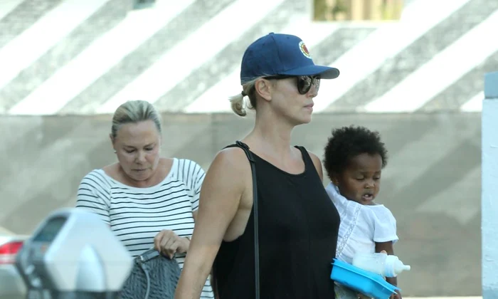 Exclusive Charlize Theron And Family Enjoy Lunch And Ice Cream In West Hollywood jpeg