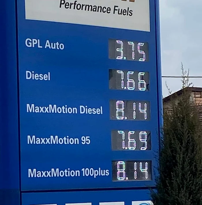 Prețurile la pompă marți, 8 martie