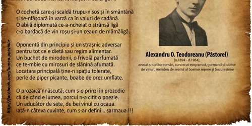 pastorel teodoreanu oda sarmalei facebook jpg