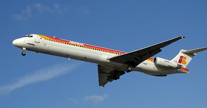 Avionul MD-83 a fost construit în anii '70 FOTO: www.wikipedia.org