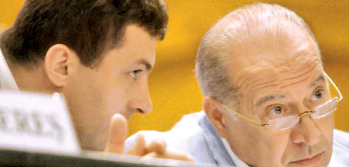Fostul ministru al Economiei Codruţ Sereş (stânga) şi Dan Voiculescu, au fost monitorizaţi în dosarul „Alro“