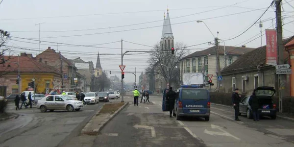 Strada Brâncoveanu a fost închisă două ore
