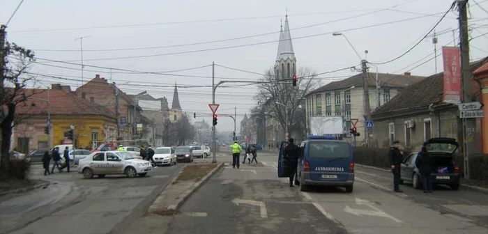 Strada Brâncoveanu a fost închisă două ore