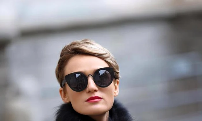 Carmen Negoita la Milan Fashion Week jpeg
