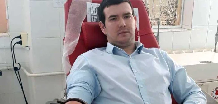 Medicul Alexandru Nechifor este şi donator de sânge FOTO Colecţia personală