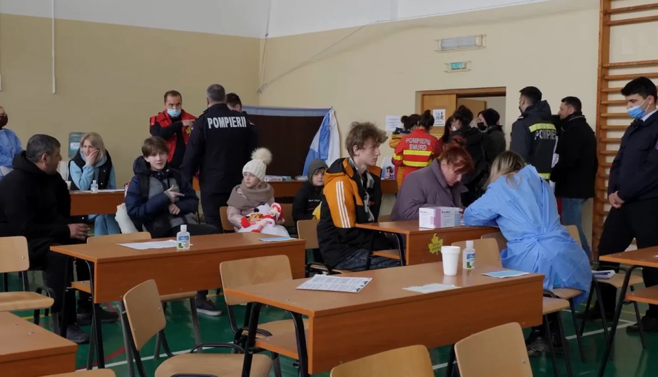 Tot mai mulţi cetăţeni ucraineni ajung la Centrul de Primire Refugiaţi
