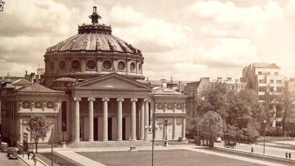 Calendar 14 februarie: 1888 A fost inaugurat Ateneul Român, clădire construită pe bază de subscripție publică, sub lozinca „Dați un leu pentru Ateneu” jpeg