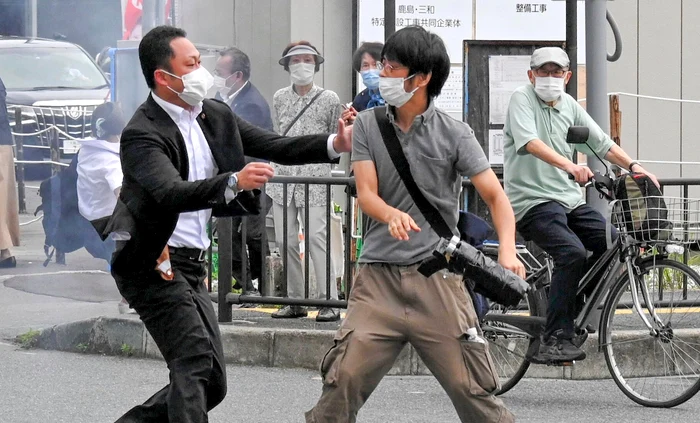 Asasinul Tetsuya Yamagami, anihilat prea tîrziu de serviciile de securitate FOTO: X