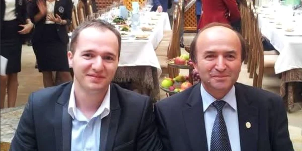 Alexandru Toader si tatal sau, Tudorel Toader