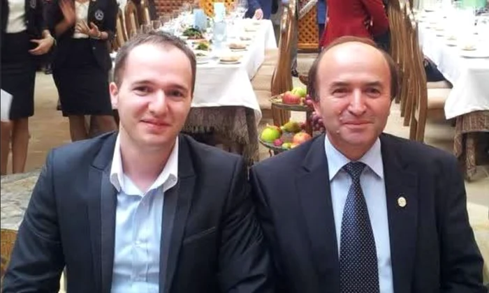 Alexandru Toader si tatal sau, Tudorel Toader
