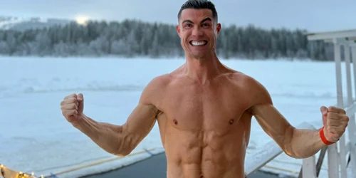 Cristiano Ronaldo, în Laponia. Foto Instragram @cristiano