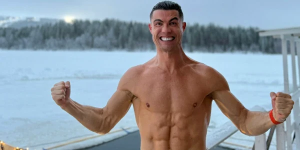 Cristiano Ronaldo, în Laponia. Foto Instragram @cristiano