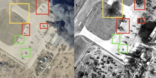 Armata ucraineană a lansat o contraofensivă asupra aeroportului din Herson FOTO TWITTER