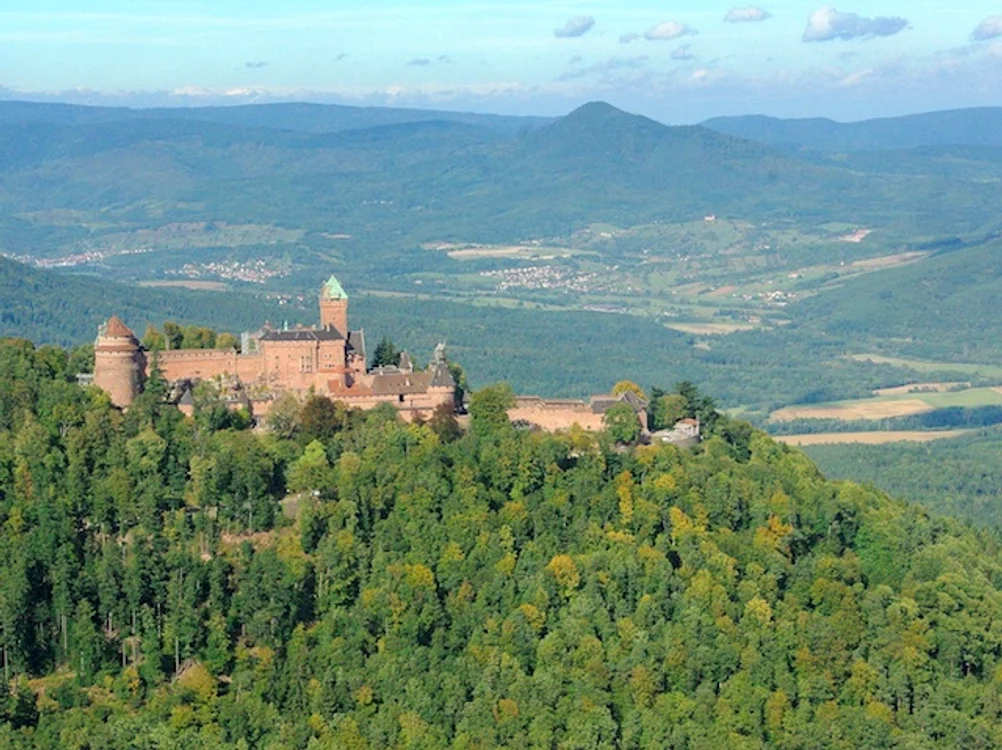 Castelul Haut-Kœnigsbourg,  Alsacia (sex. XII-XIII)