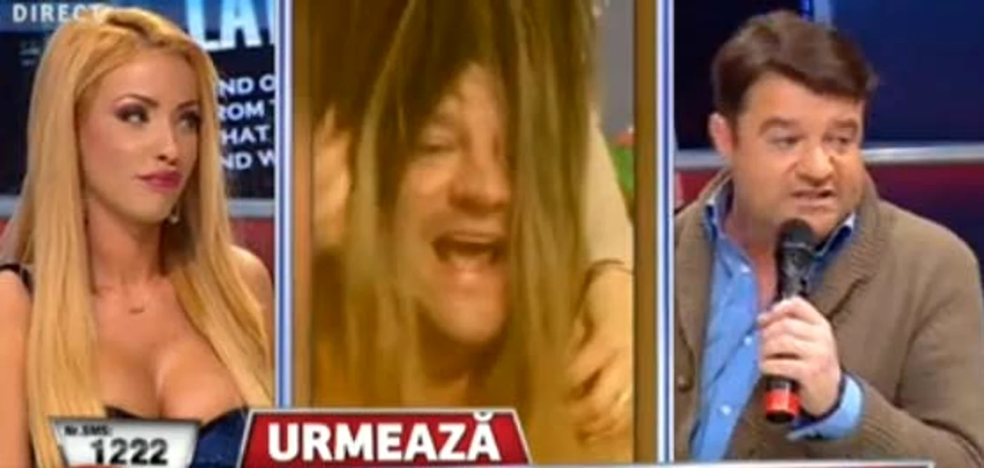 Andrei Duban a încercat să o imite pe Loredana ChivuFoto: Captură Kanal D