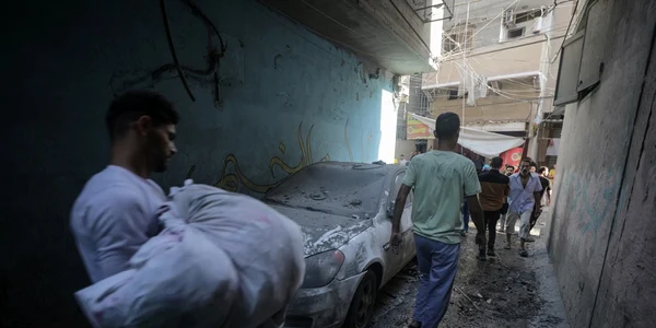 Bombardamentesi raniti in Gaza FOTO EPA EFE jpg