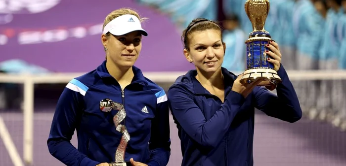 La Doha, Simona Halep a bătut-o pe Kerber în finala de acum doi ani FOTO Reuters