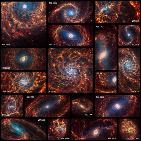 Telescopul spațial James Webb, fotografii incredibile cu 19 galaxii spirală din apropierea Căii Lactee | VIDEO