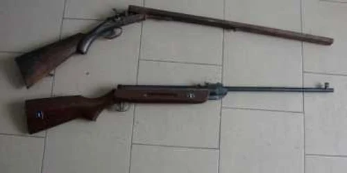 Armele au fost confiscate de politişti