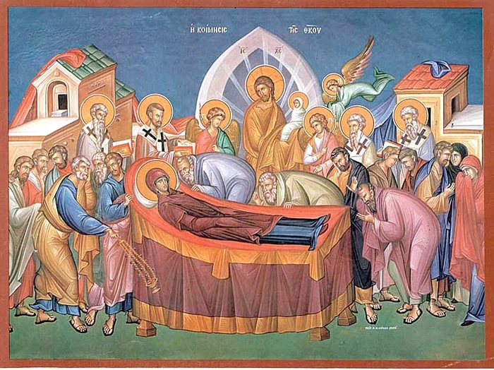 Rugăciuni în faţa icoanei Maicii Domnului, de la Nicula