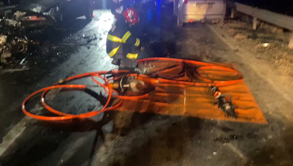  Accident grav în județul Galați. O persoană a murit, iar alte 6 au fost rănite VIDEO 