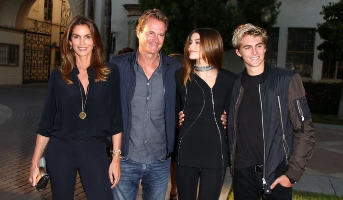 Cindy Crawford, Rande Gerber, Kaia Gerber and Presley Gerber at Sister Cities Screening jpeg