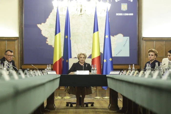 Guvern Viorica Dancila la prima sedinta. FOTO Inquam Photos/Octav Ganea