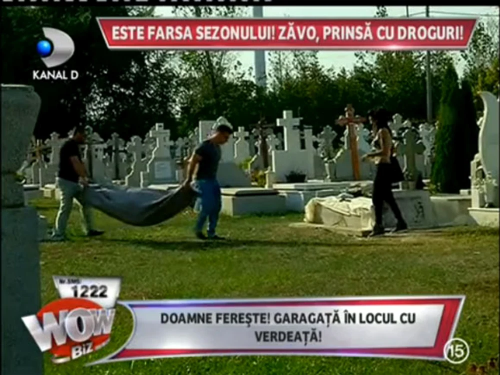 Oana în timpul farsei