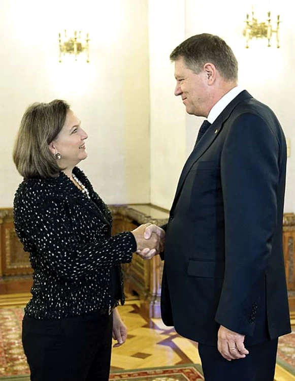 Iohannis a asigurat-o pe Victoria Nuland că România îşi va respecta angajamentele ca stat membru NATOFoto: presidency.ro