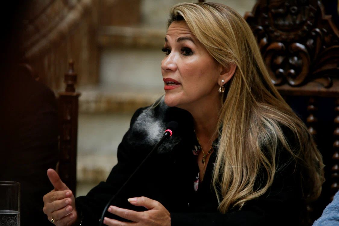 
    Jeanine Áñez, președintele interimar al Boliviei, a fost diagnosticată cu Covid-19foto: Getty Images  