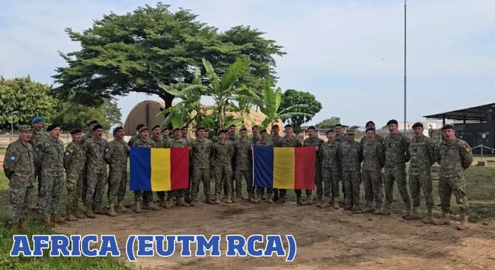 MAPN susține chiar și din Africa echipa națională a României  FOTO MAPN / Facebook