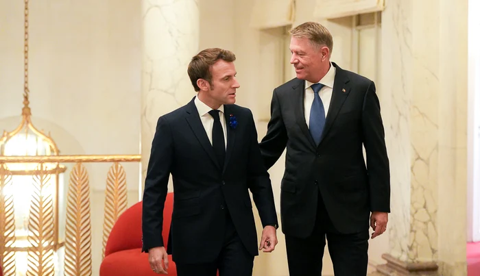 Klaus Iohannis și Emmanuel Macron FOTO Facebook Klaus Iohannis