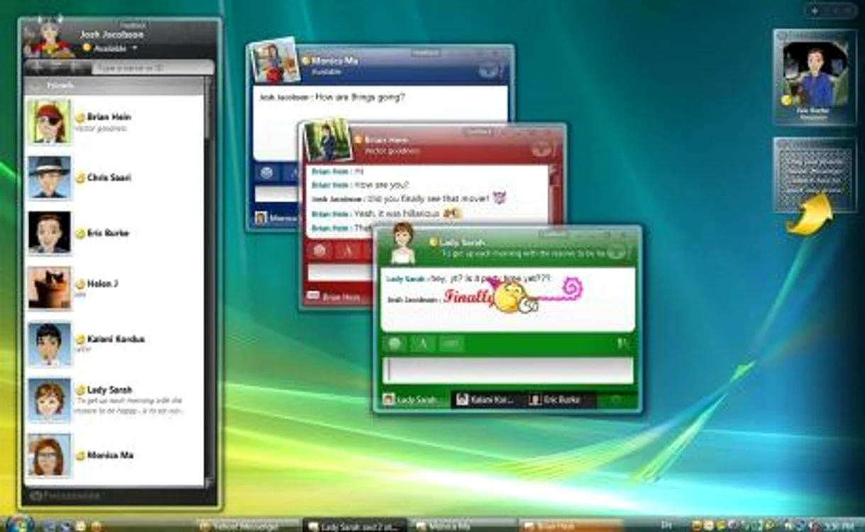 
    Yahoo Messenger, unul dintre cele mai populare mijloace de comunicare online  