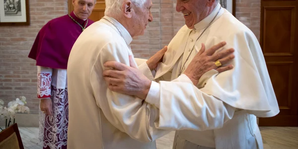 Papa Francisc si Benedict FOTO Profimedia jpg