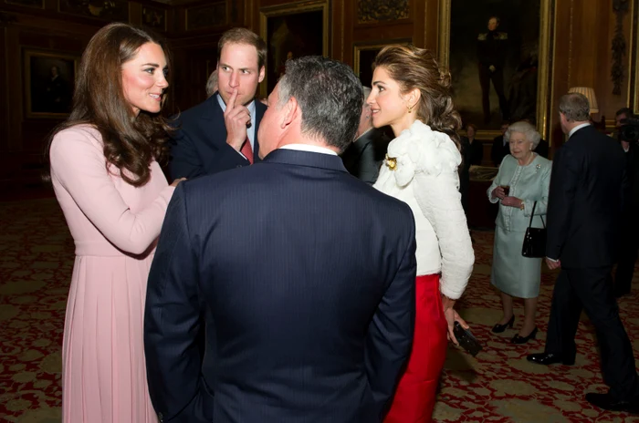 Kate, William, Rania, Getty jpg