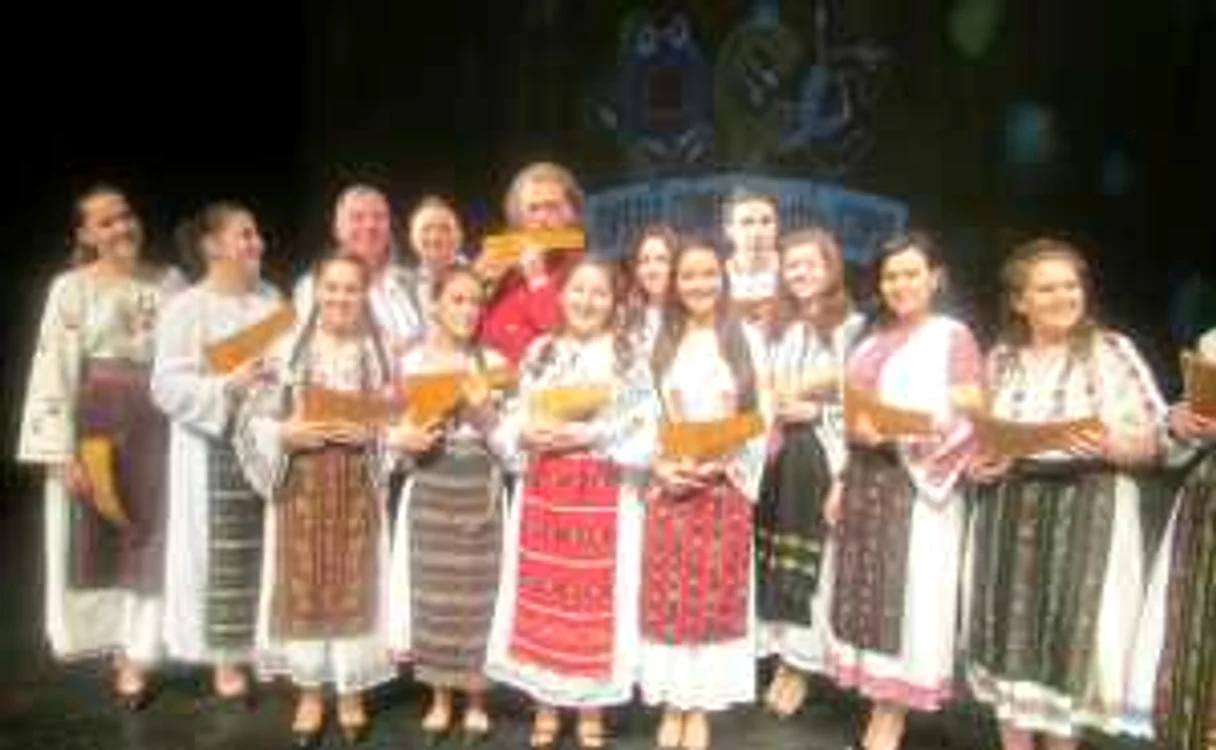 Andre Rieu şi tinerii naişti gorjeni