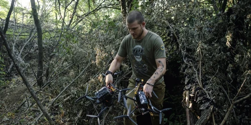 soldat ucrainean drone FPV donețk FOTO EPA EFE jpg