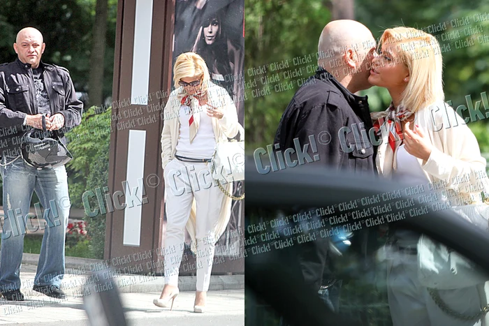 Fotoreporterii Click! i-au surprins ,  săptămâna trecută pe Gabi Balint şi pe  Anamaria la o terasă în Herăstrău