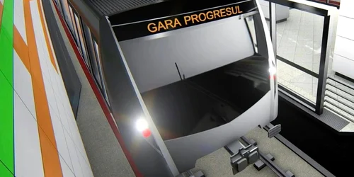 metrou pe care scrie Gara Progresul jpg