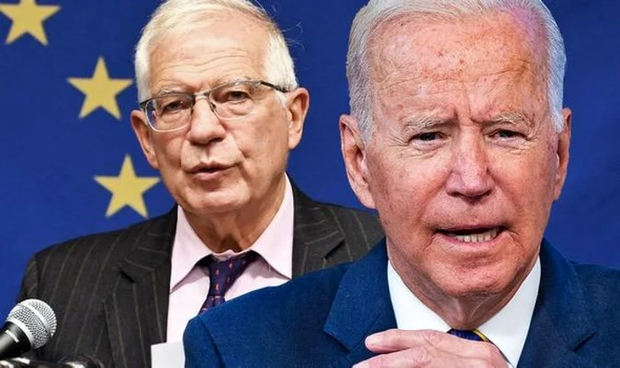 Preşedintele SUA, Joe Biden şi şeful diplomaţiei europene Josep Borrell