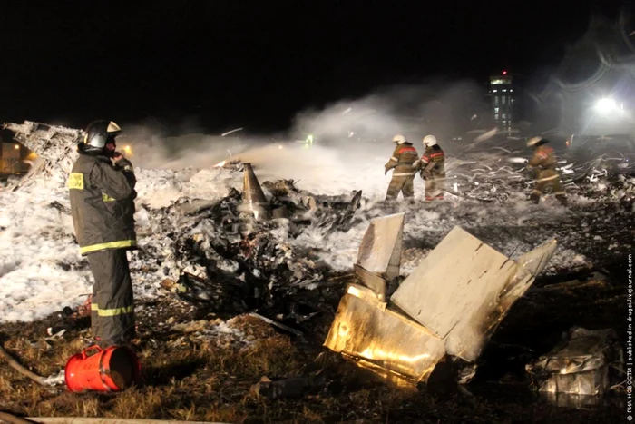 Toţi cei 50 de oameni aflaţi la bord au murit în urma exploziei aeronavei FOTO: Ria Novosti