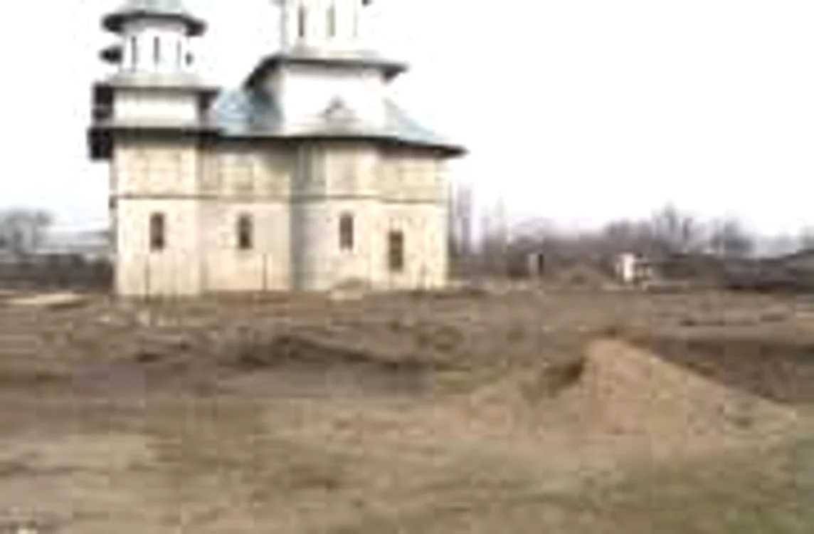Parcul va fi amenajat lângă biserica din sat