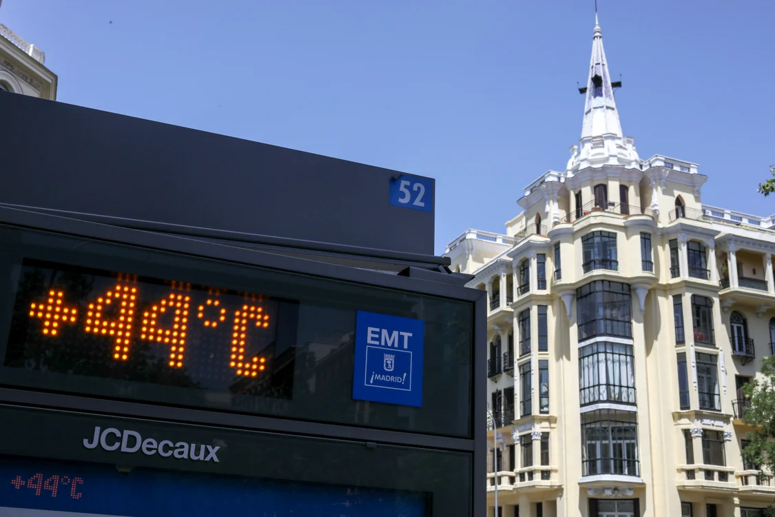 La Madrid de câteva zile sunt 44 de grade. foto: Profimedia