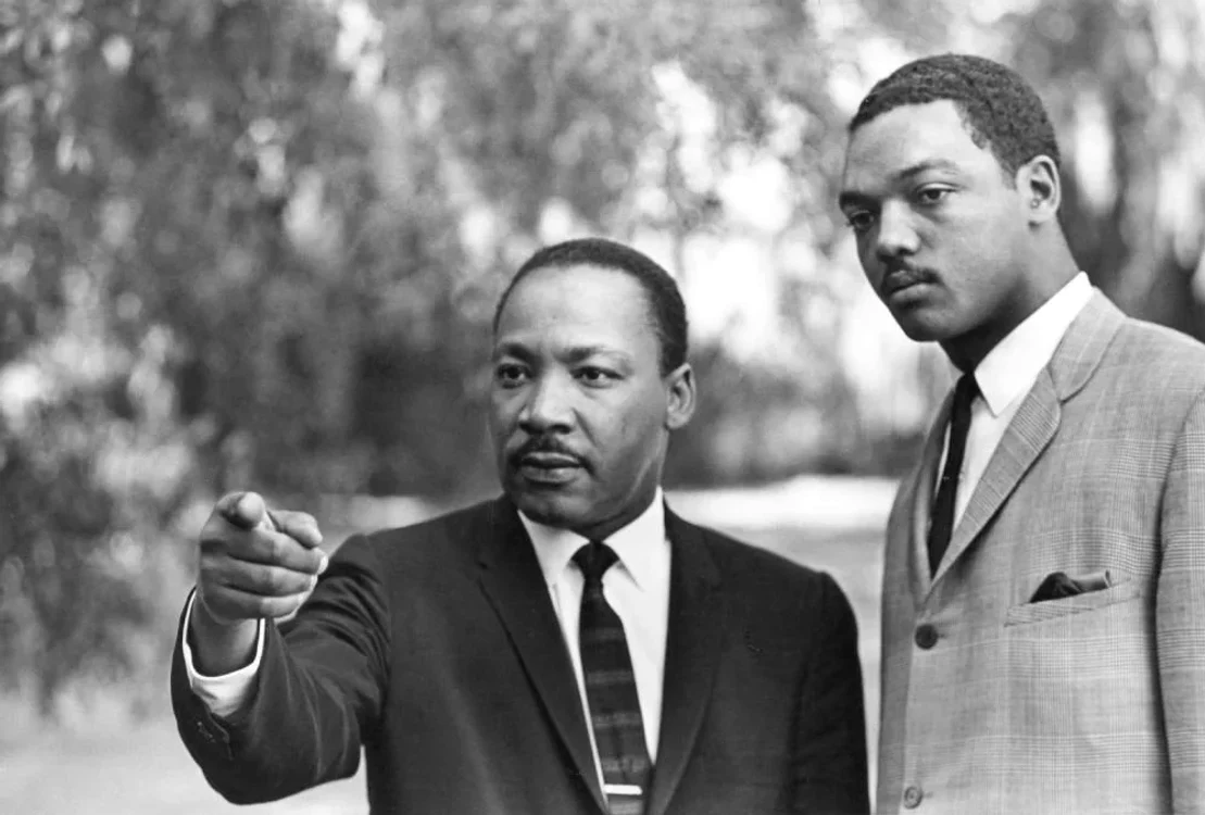 Jackson și Martin Luther King Jr. FOTO The Martin Luther King, Jr. Research and Education Institute