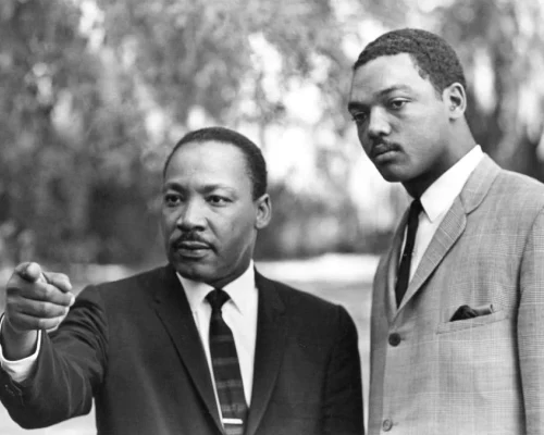 Jesse Jackson și Martin Luther King Jr. FOTO The Martin Luther King, Jr. Research and Education Institute