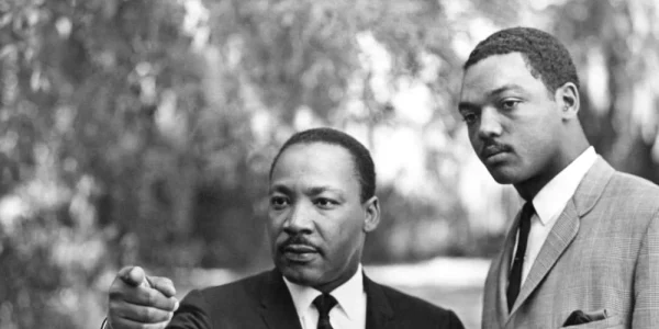 Jesse Jackson și Martin Luther King Jr. FOTO The Martin Luther King, Jr. Research and Education Institute