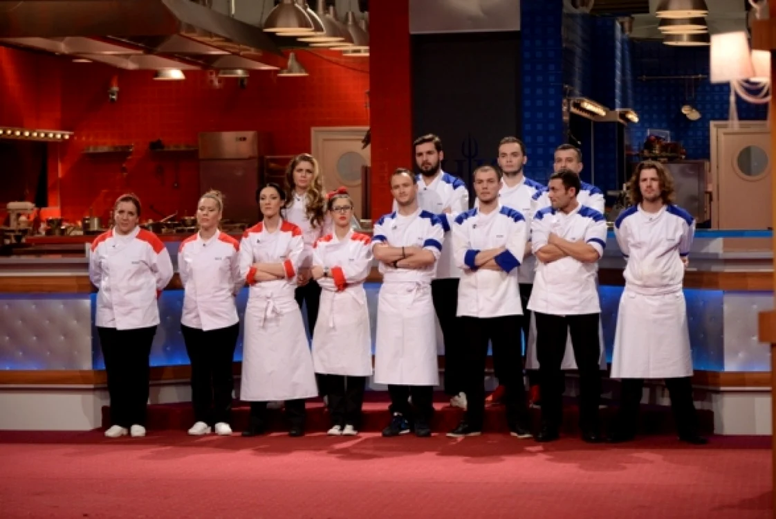 Concurenţii „Hell's Kitchen - Iadul bucătarilor“, la proba eliminării FOTO Adrian Manolache/Antena 1