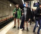 Ziua fără pantaloni la metrou a ajuns în Bucureşti. Foto Roberto Sălceanu