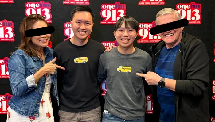 Zames Chew și Amos Chew, fondatorii Repair.sg / foto: Instagram