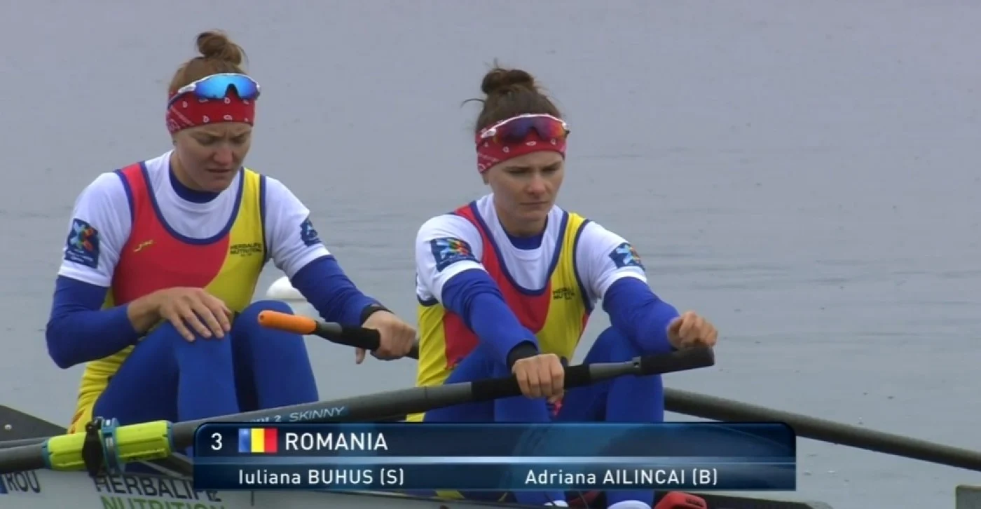 Argint la Campionatele Europene la dublu rame feminin FOTO facebook/Federaţia Română de Canotaj